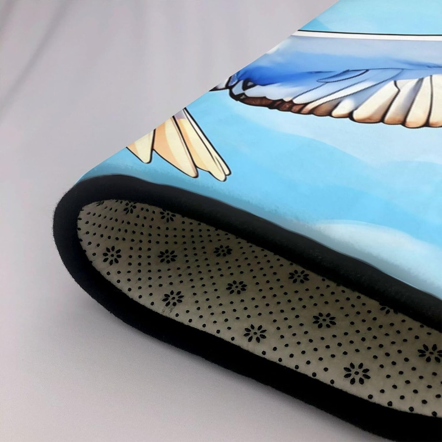 Seagulls in Flight Printed Floor mat 80x58 inches, Non-Slip Decorative Carpet for Bedroom and Living Room