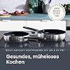 BergHOFF Home Pan Set - 2 Pieces - Non-Stick Frying Pan - Coated Pans - Stainless Steel Pan - Frying Pan - Universal Pans for All Hobs - Black