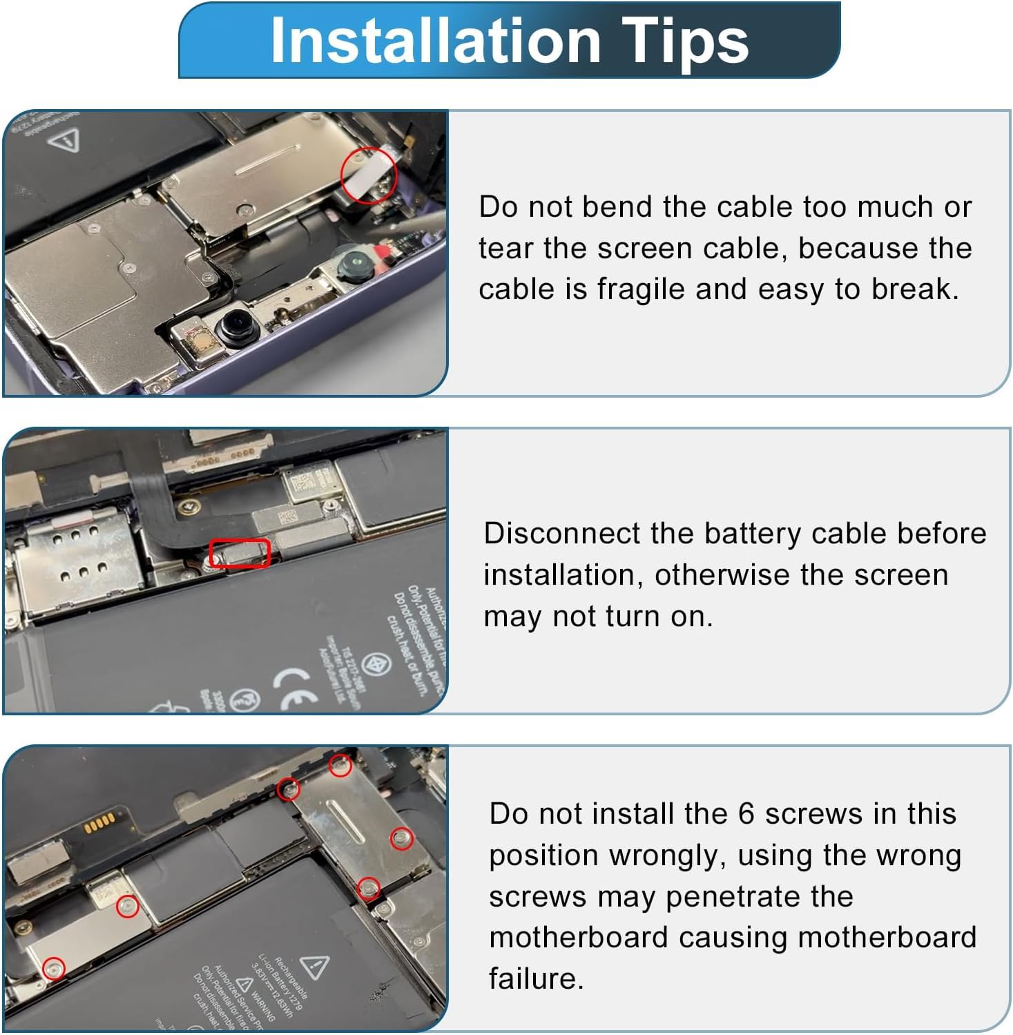 Dinow Pantalla para iPhone 12/12 Pro, Pantalla LCD de 6.1” para iPhone 12 12 Pro, Pantalla para iPhone 12 12 Pro LCD de Repuesto con Kit de reparación
