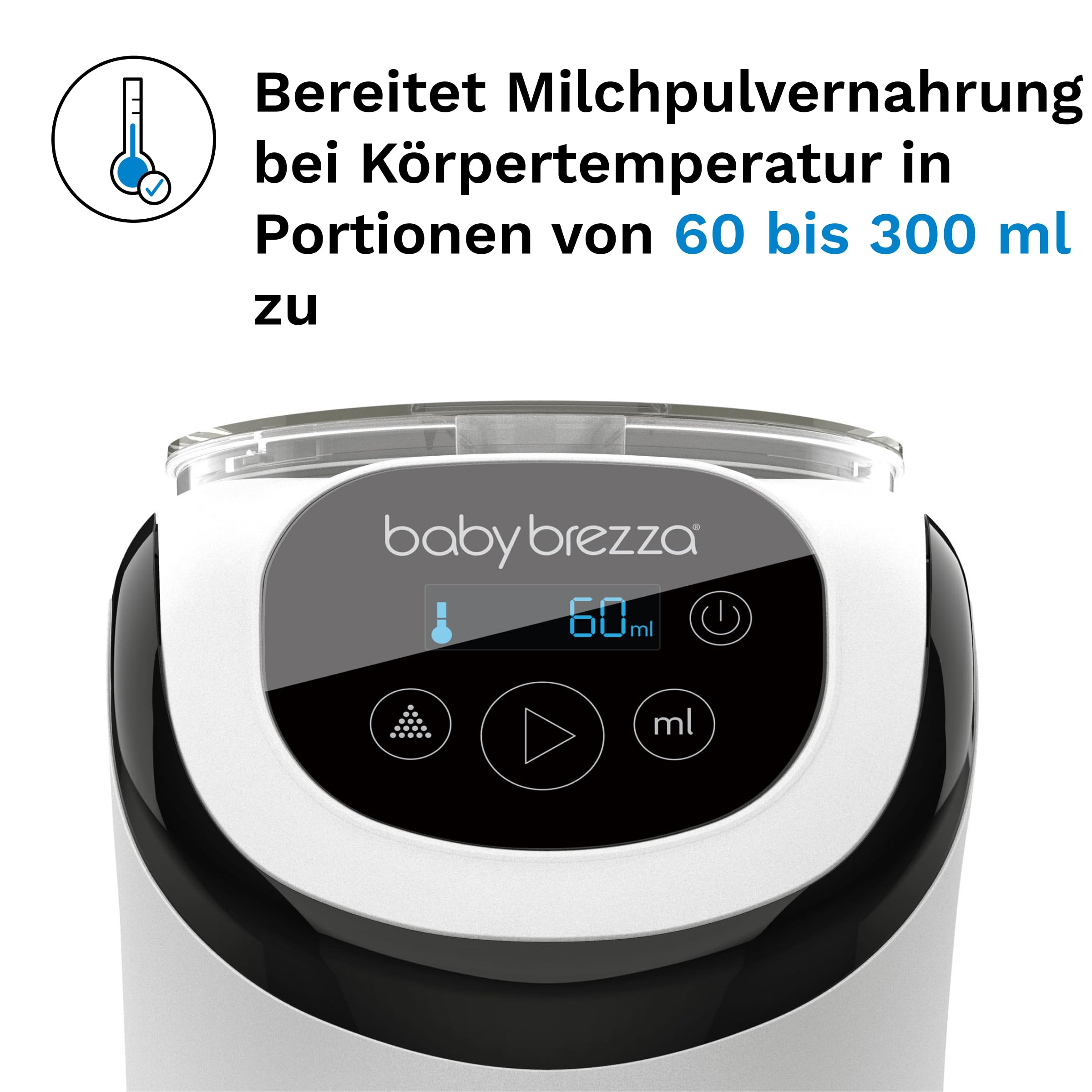 Baby Brezza Formula Pro Mini automatischer Flaschenzubereiter, weiß