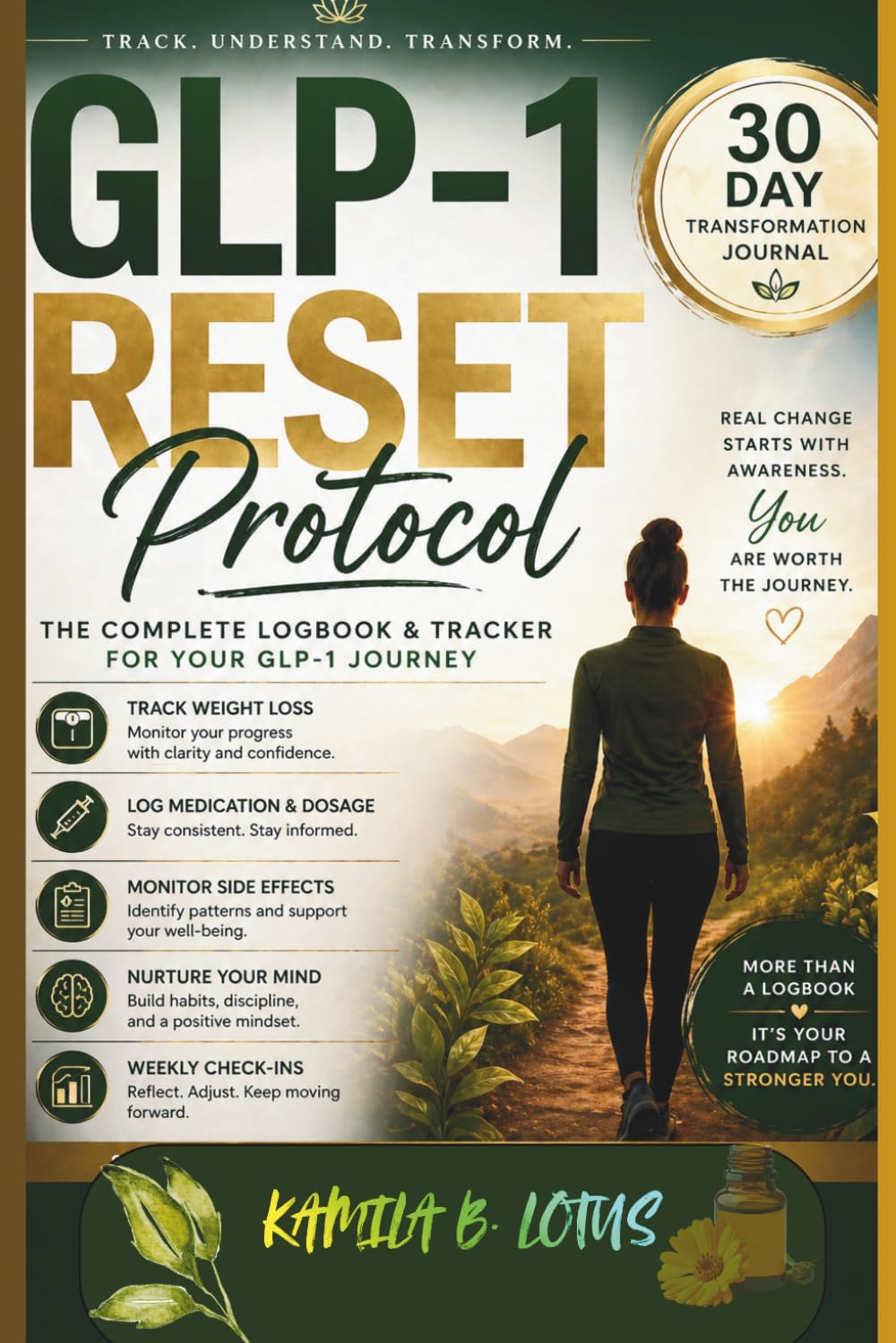 GLP-1 RESET Protocol: THE COMPLETE LOGBOOK & TRACKER FOR YOUR GLP-1 JOURNEY