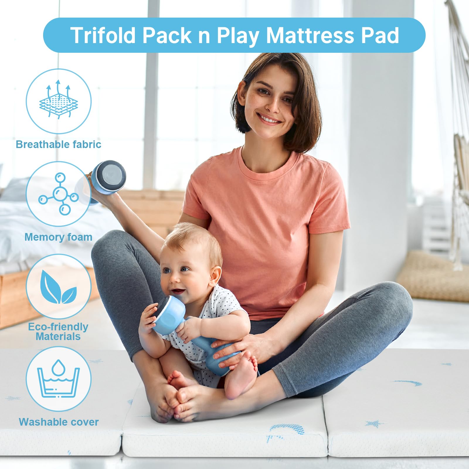 Pack And Play Matress Folding Pack And Play Memory Foam Mattress