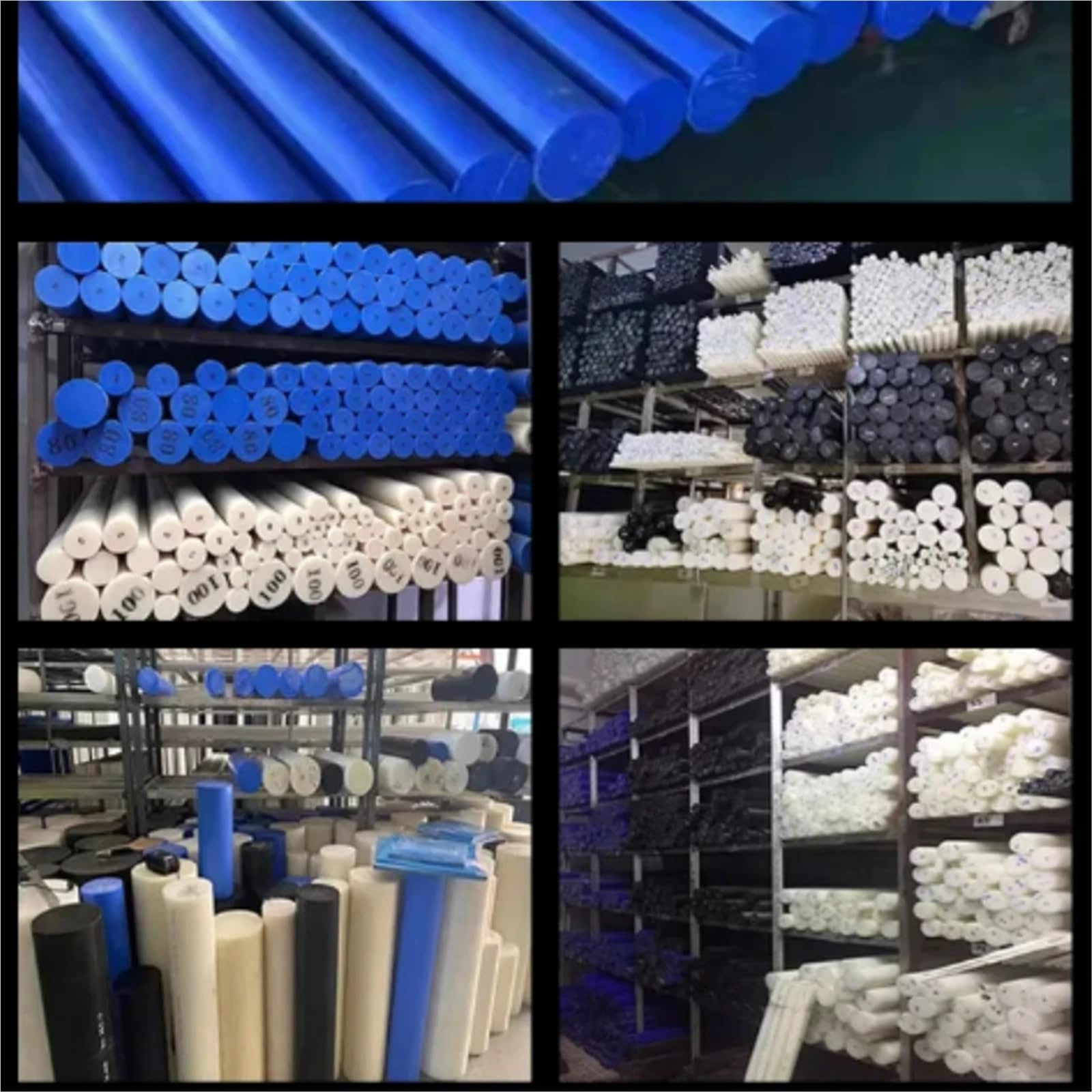 Lunghezza 500mm Asta in nylon Pa66 Cilindro solido resistente all'usura Resistenza alla temperatura ad alta resistenza Dia 5mm-40mm Taglio zero personalizzato(Dia 12mm-10pc White)