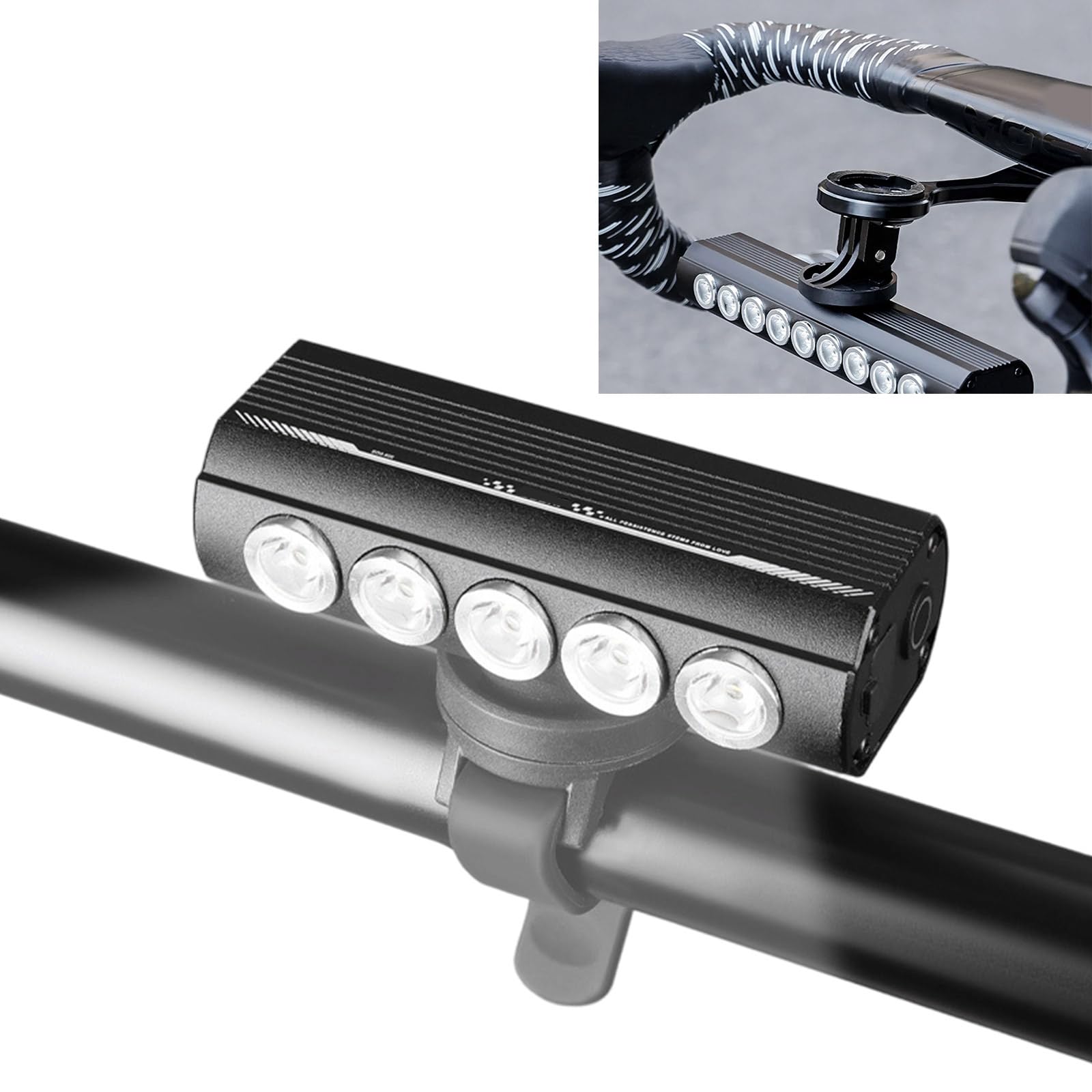 Phare de vélo, LED Rechargeable, 4