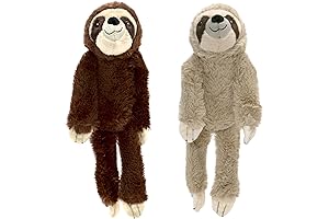 Pet Factory Sloth Plush Dog Squeaky Toy