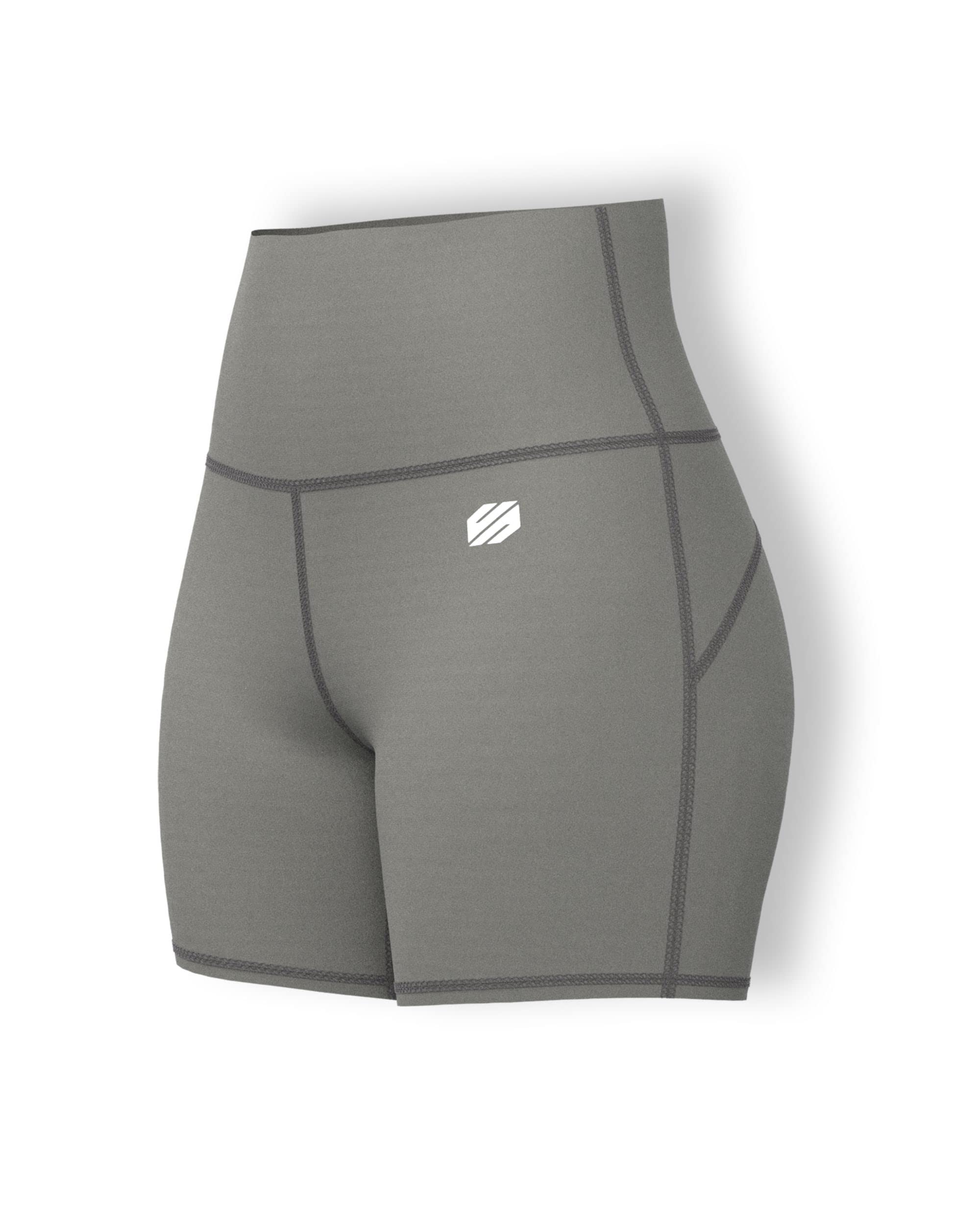 Sfytt Women's 6" High Waist Biker Shorts - Workout Yoga Running Gym Compression Spandex Booty Shorts - Polyester Exercise-picture-33