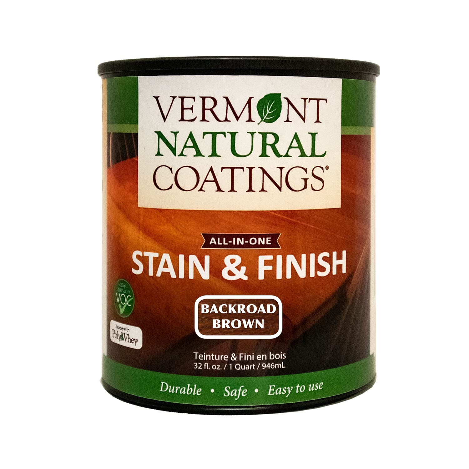 Vermont Natural Coatings PolyWhey Stain & Finish - Backroad Brown