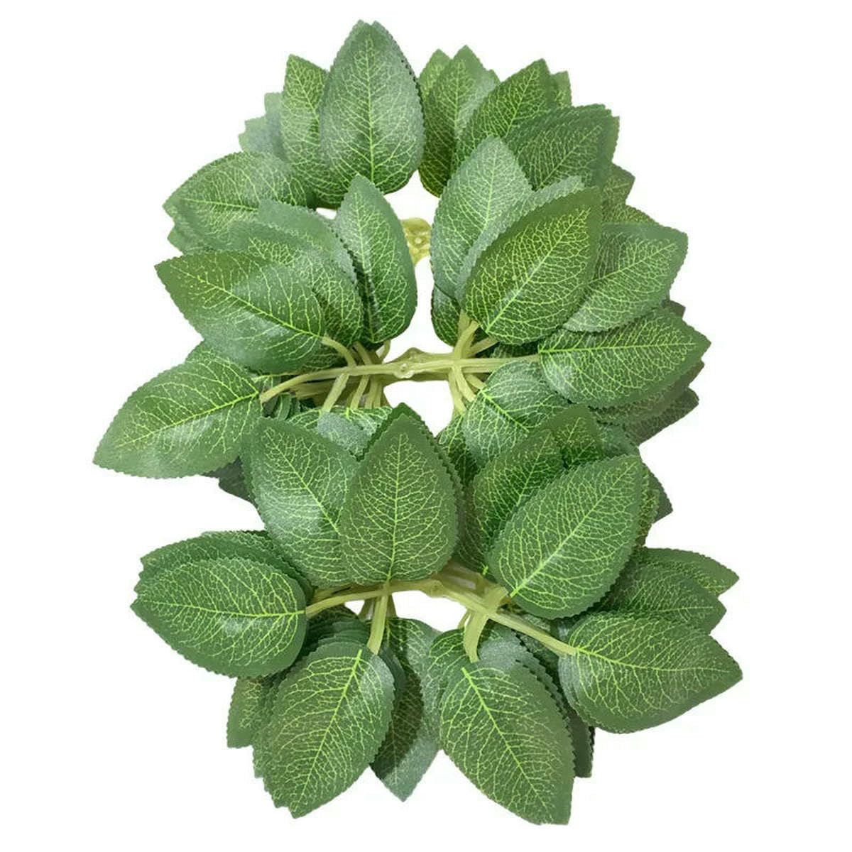 AYHTUD 10/25pcs Artificial Foam Hydrangeas with Stems for Wedding Bouquets Bridal Shower Centerpieces Floral Decor Party Home Decor-Green Leaves-10pcs