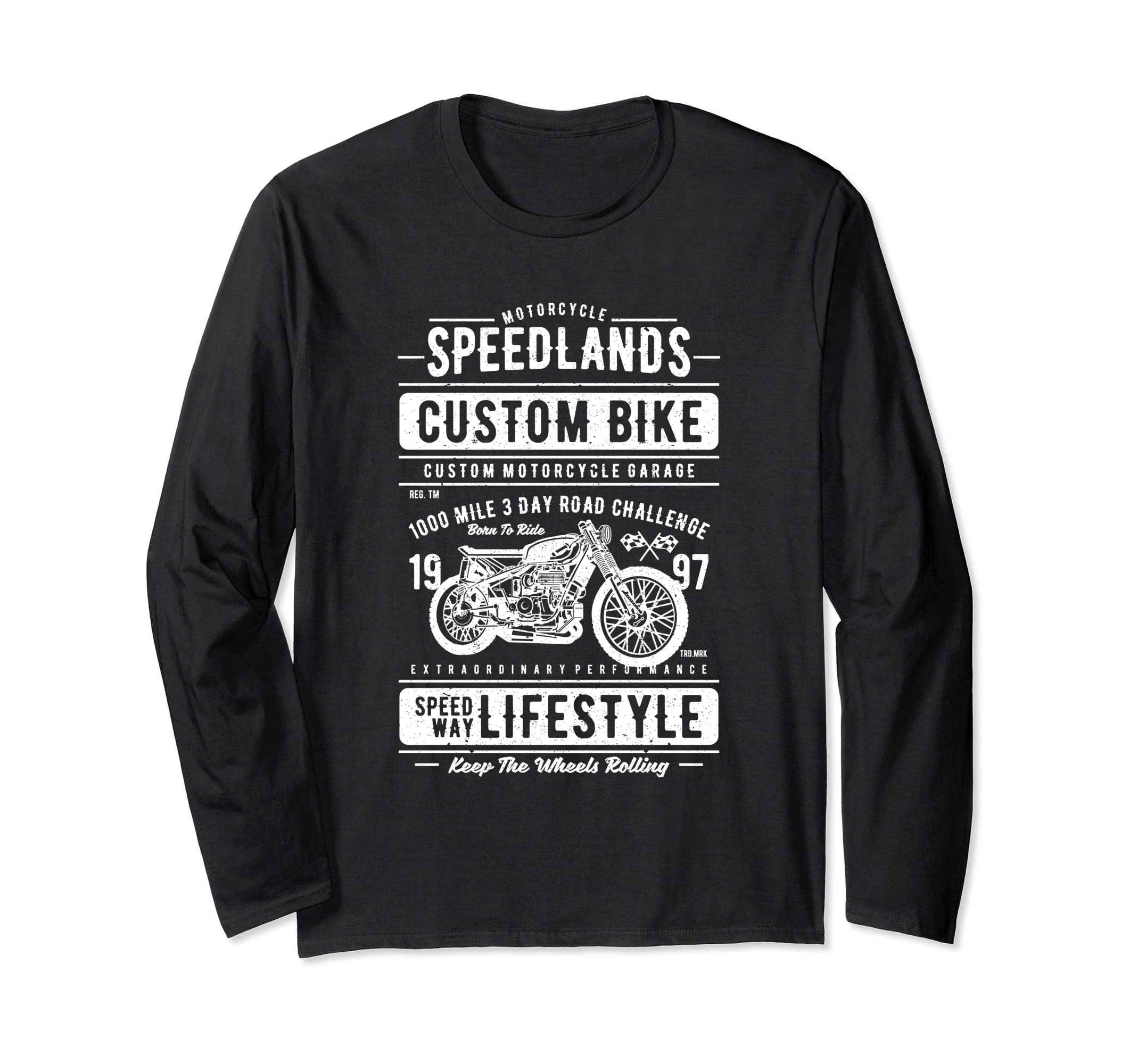 Speedlands Custom Bike - motorcyclists and bikers Long Sleeve T-Shirt