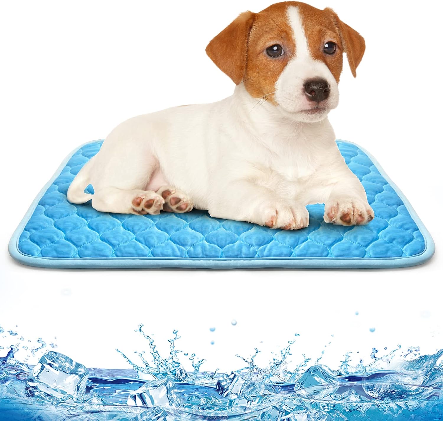 PAIGTEK Dog Cooling Mat - Extra Large Thicken Self Cooling Mat for Small Medium Large Dogs,Easy Washable,Water Absorption Top,Materials…
