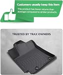 Floor Mats for Chevy Trax 2026 2025 2024 | All-Weather Car Set | Front Rear Floor Liner Cargo Liners Trunk for Buick Envista | Interior Accessories for Trax LS | 1RS | LT | 2RS | ACTIV | 4 PCS
