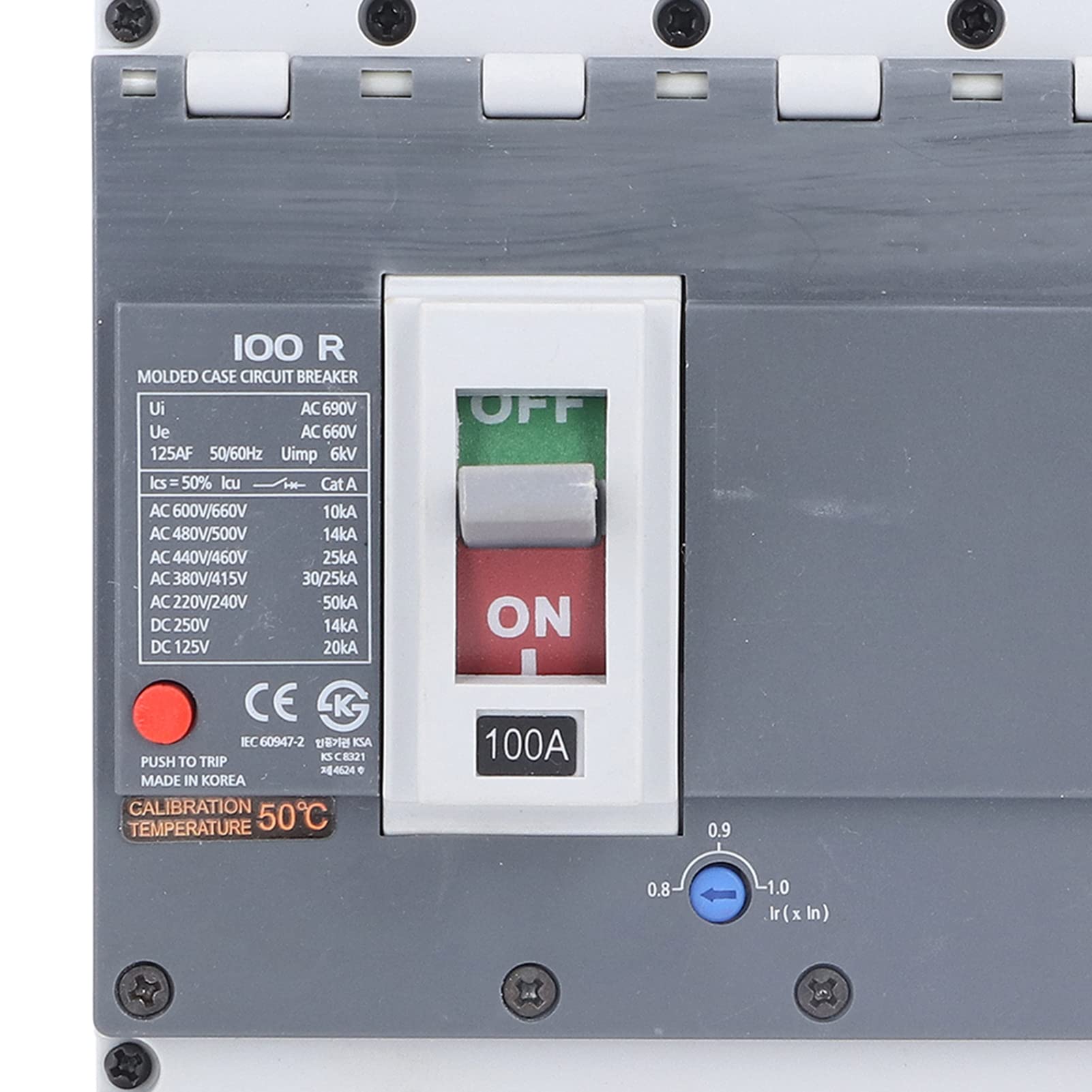 Wyłącznik 4P MCCB, zabezpieczenie przed zwarciem, zabezpieczenie przed przeciążeniem energii elektrycznej