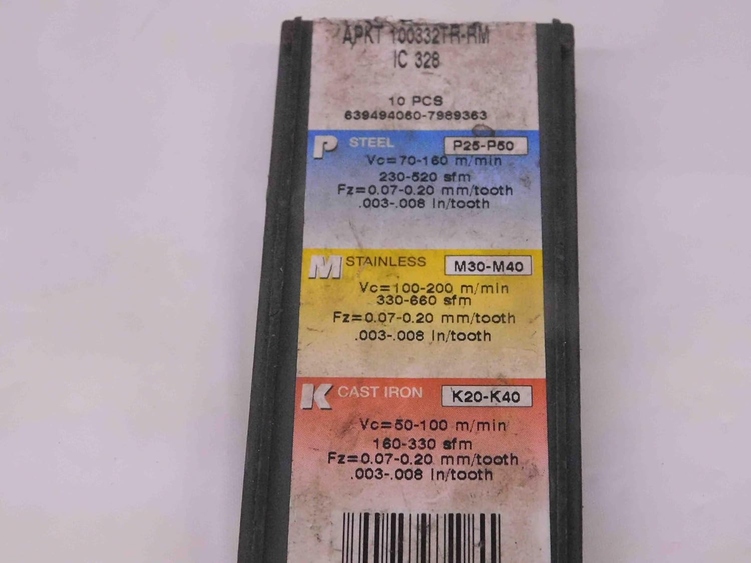 16pcs New ISCAR APKT100332TR-RM IC328 TiCN Coated Carbide MILLING Inserts CNC - MW1687CM4