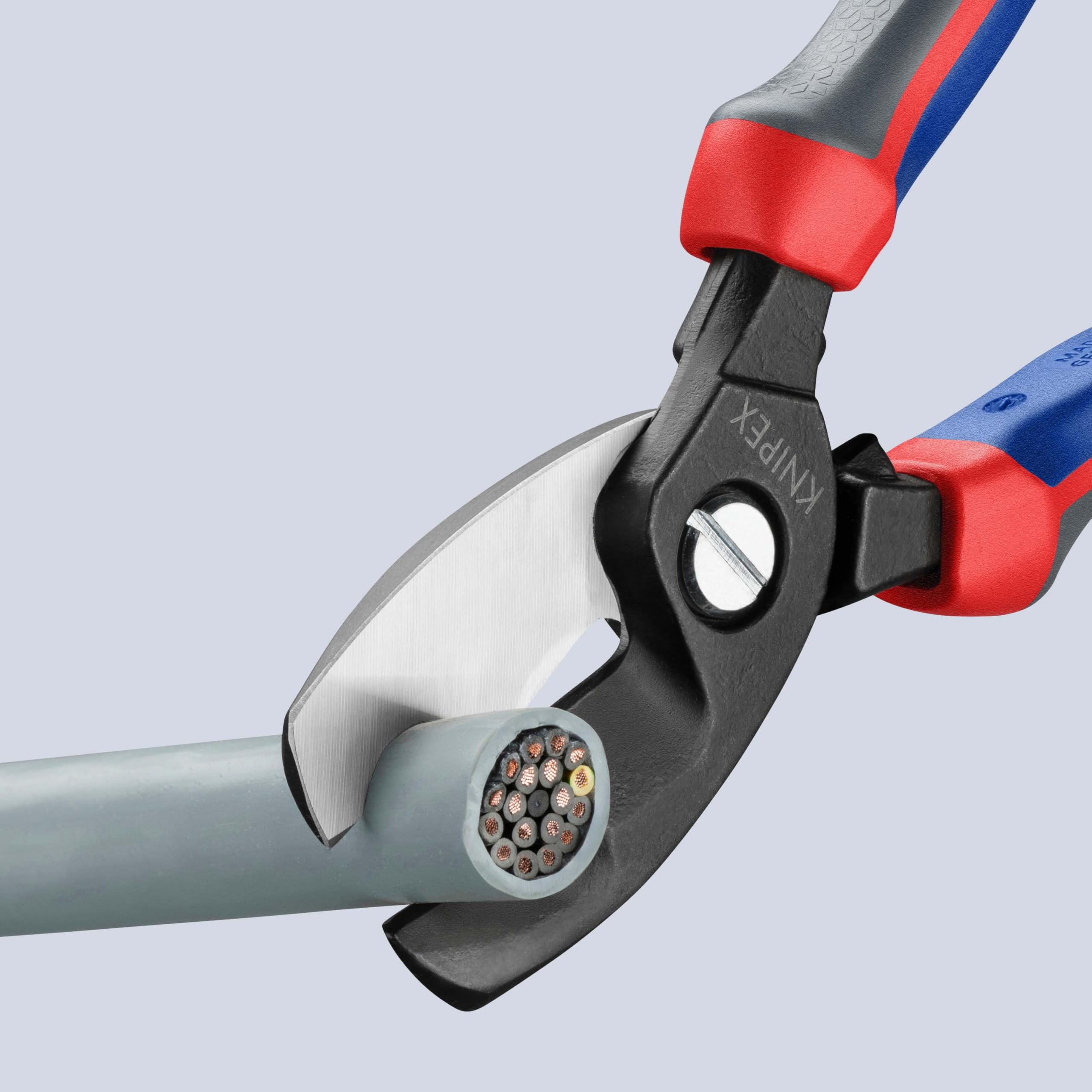 Knipex Coupe-câbles à double tranchants avec poignées comfortables 200 mm, 95 12 200