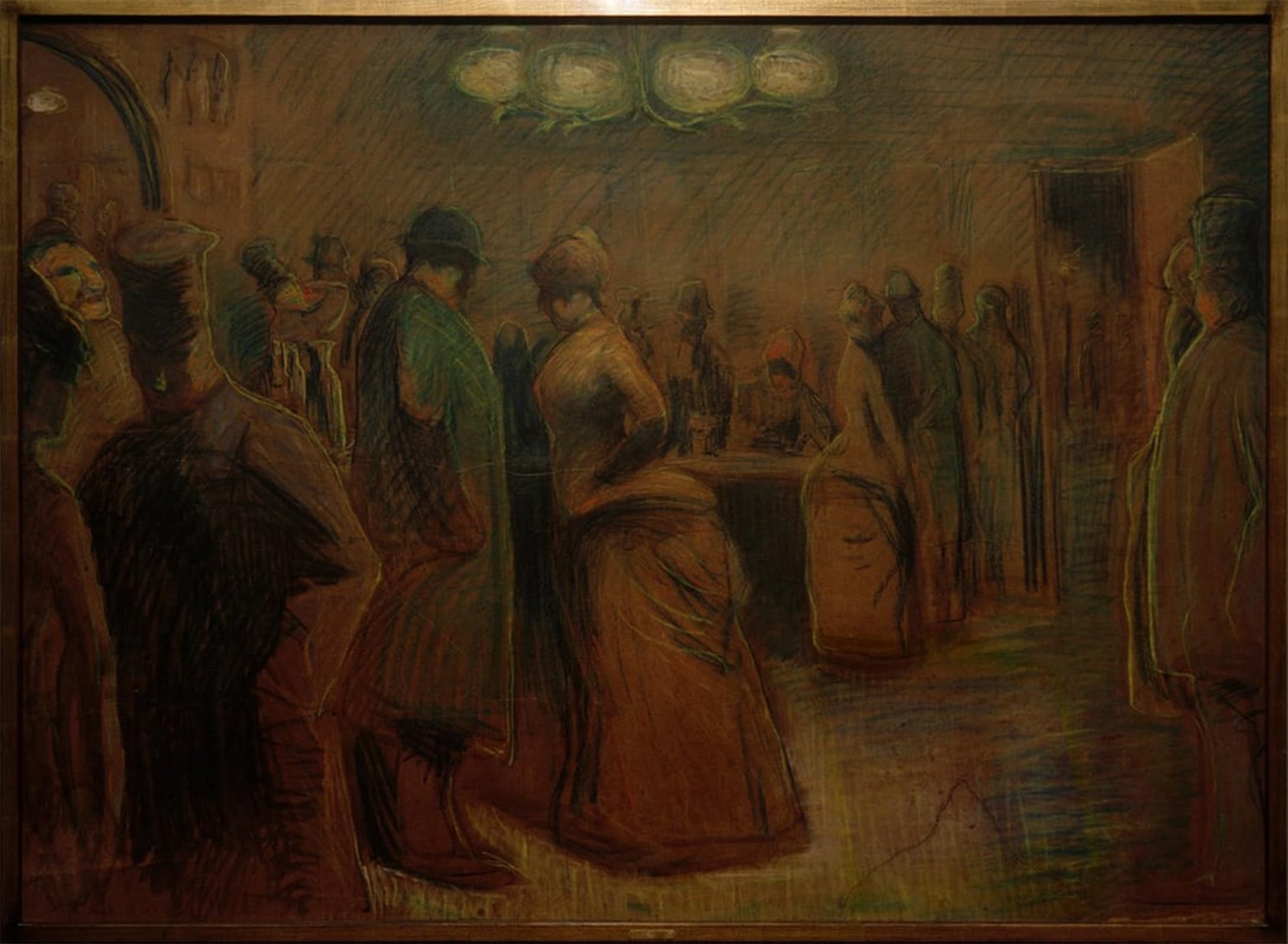 POSTERIIk Famous Print Pop Art Wall Art Graffiti the Hour of the Flesh by Emile Bernard Art Prints for Home Decor 60x90cm