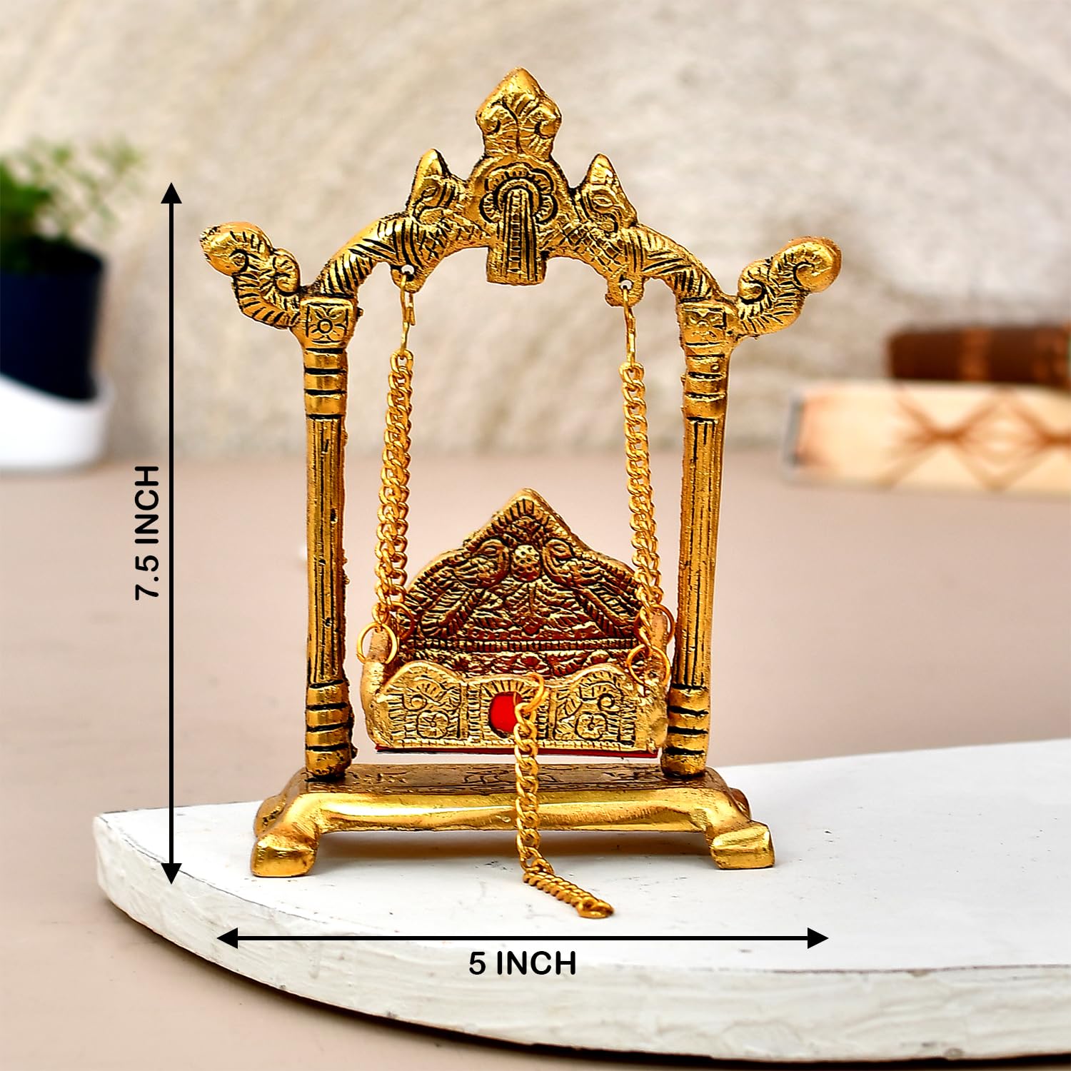 Handcrafted Krishna Jhula Swing - Lord Bal Gopal Palan -4
