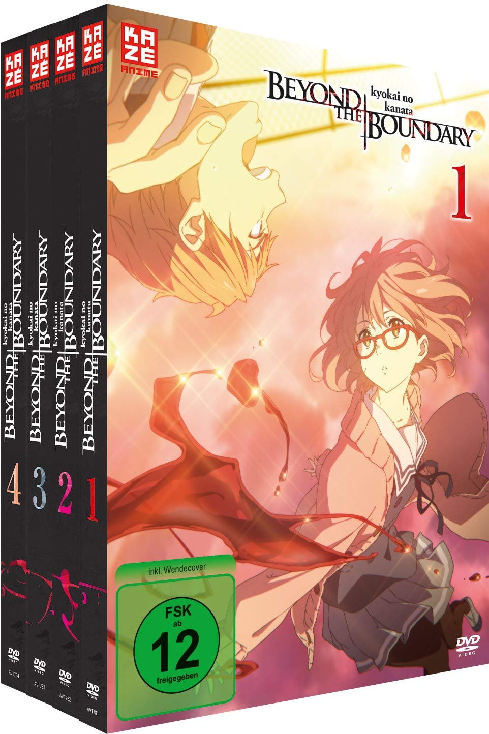 Beyond the Boundary - Kyokai no Kanata - Gesamtausgabe - Bundle - Vol.1-4 - DVD [ohne Schuber]