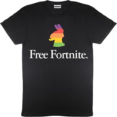 Free Fortnite Rainbow Llama Men's T 