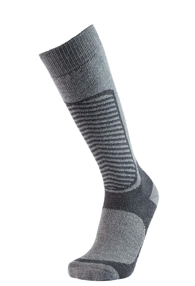 2 Paia Calze Sci In Lana Alpaca - Uomo/Donna, Compressione Al Ginocchio, Taglia 35-51 - Foto 4