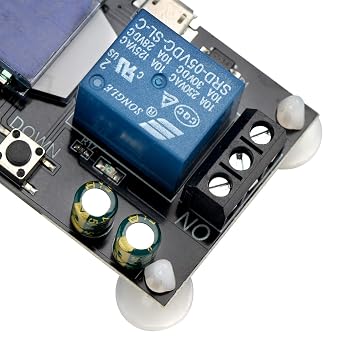DROK Time Delay Relay, DC 5V/12V/24V Timer Relay Delay-Off Cycle 0.01s-9999mins Adjustable Trigger with LCD Display Support Micro USB 5V Input