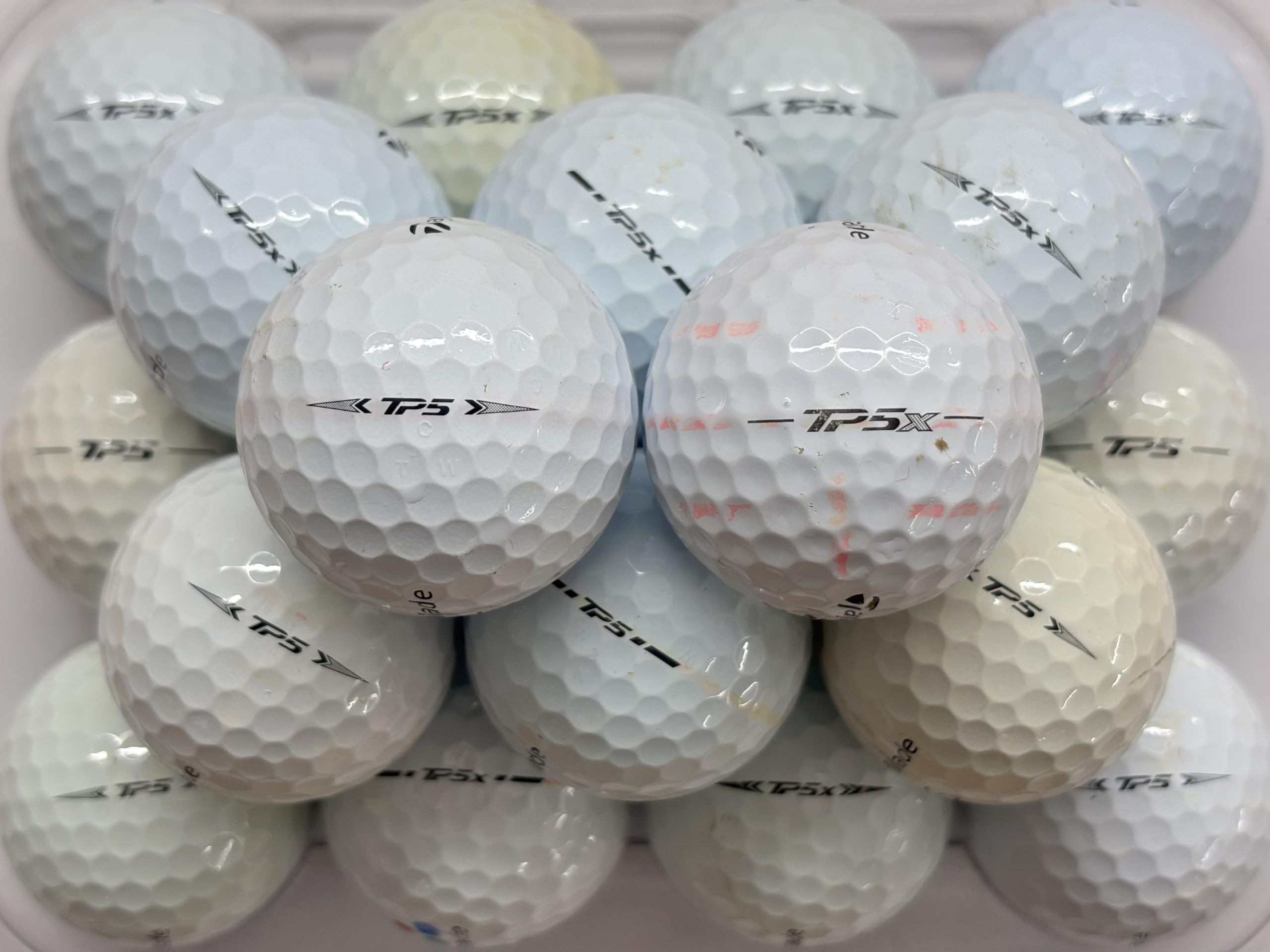 24 pelotas de golf TP5/TP5X para TaylorMade - Grado A/Grado B