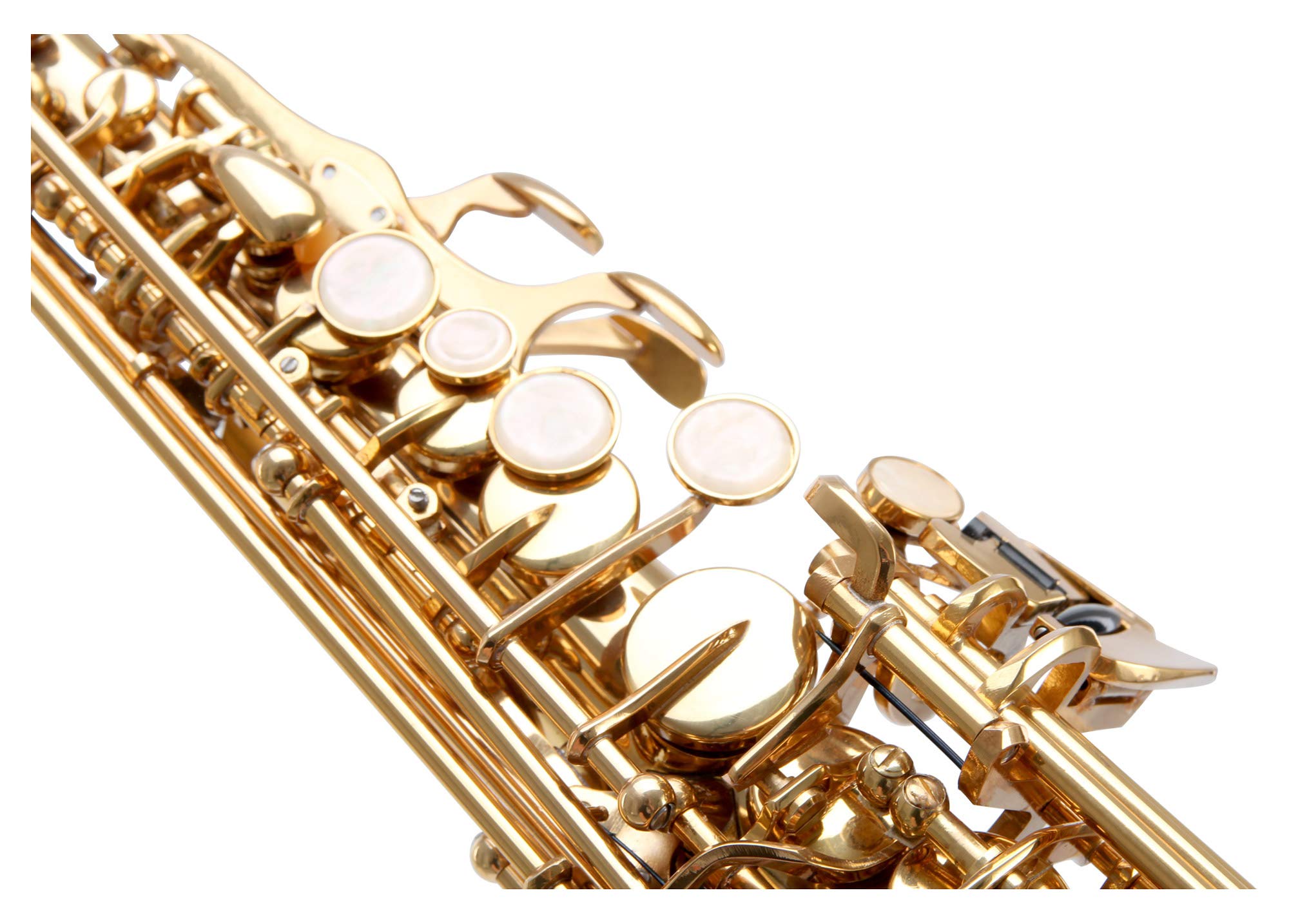 Classic Cantabile Winds SS-450 Sassofono Soprano Bb (ottone, verniciato trasparente, chiave alto fa#, meccanica ergonomica)
