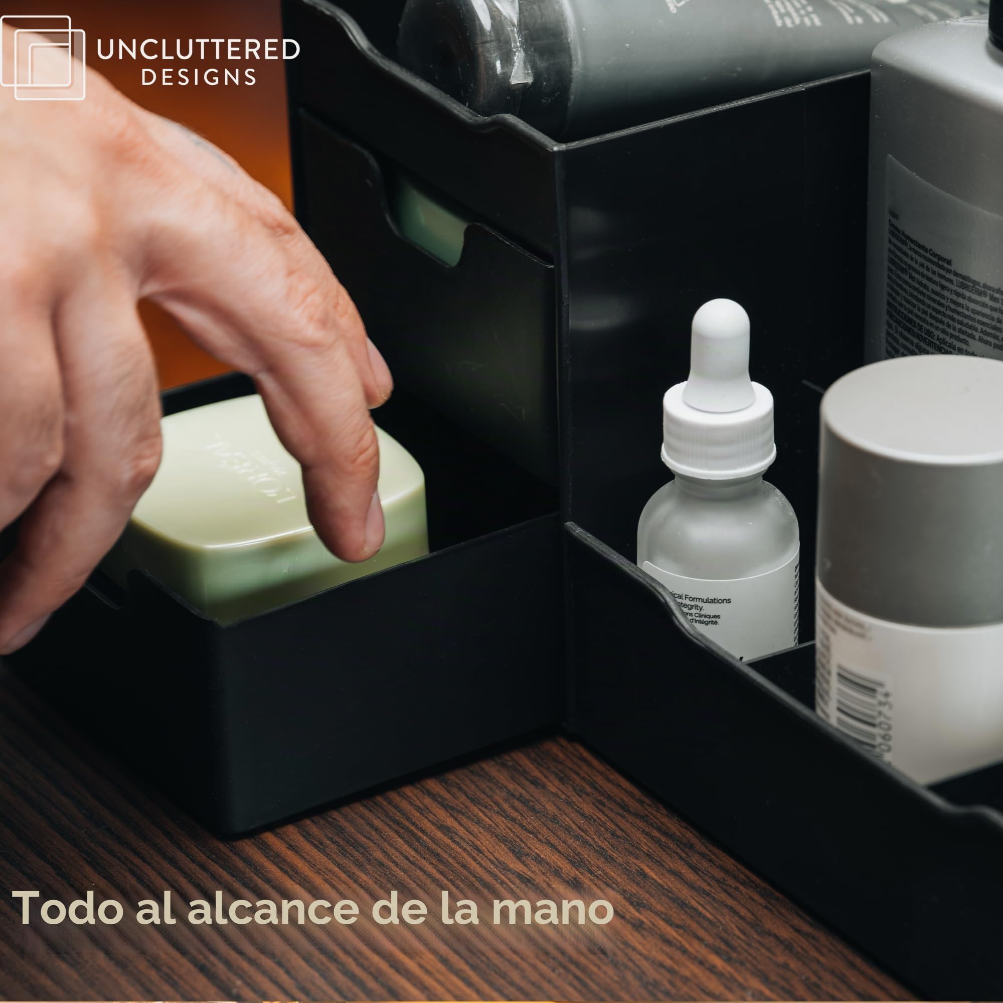 Uncluttered Designs - Organizador de maquillaje con cajones