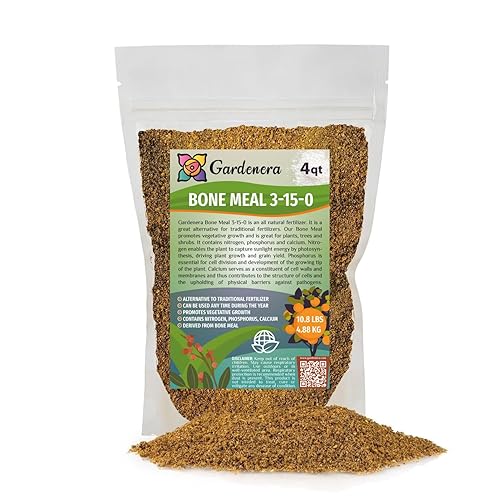 Miniatura 4 de GARDENERA Fertilizante natural para harina de huesos, añadir a la tierra para macetas, fuerte desarrollo de raíces, jardinería orgánica para
