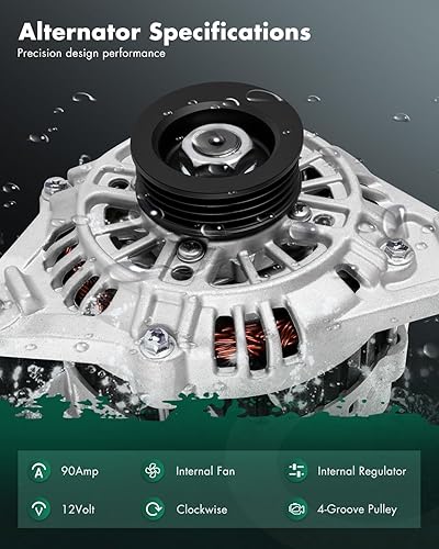 Miniatura 2 de SCITOO Alternadores 13787 para Mitsubishi Mirage 1.8L 1998-2002 Lancer 2.0L 2002-2004 90A12V CW MD317862