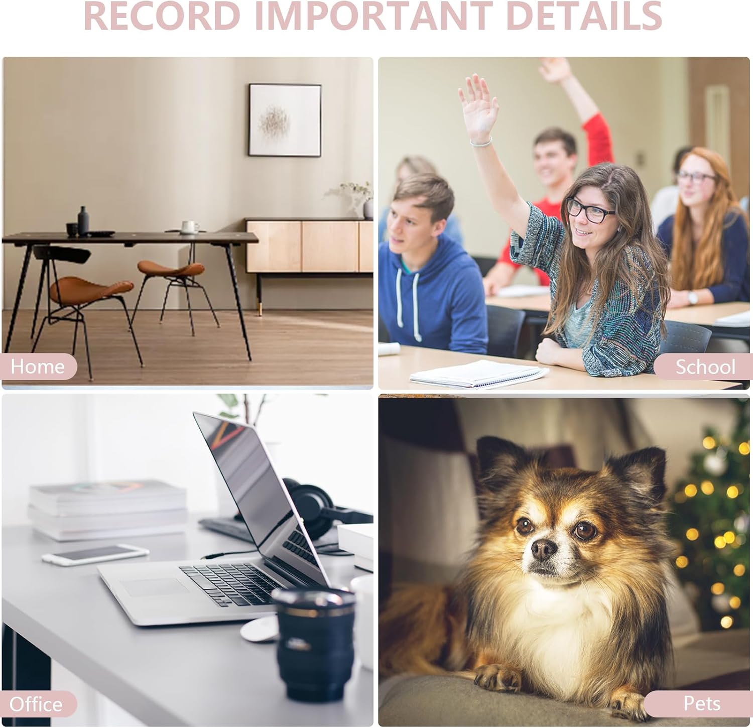 Mini Camera with 32GB Micro SD Card Motion Detection, 1080P HD Indoor Security Camera, Small Nanny Cam for Home Office School Pets, No WiFi Function