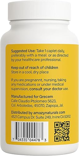 Miniatura 4 de Suplemento de cúrcuma de cúrcuma, 860 mg, 30 cápsulas