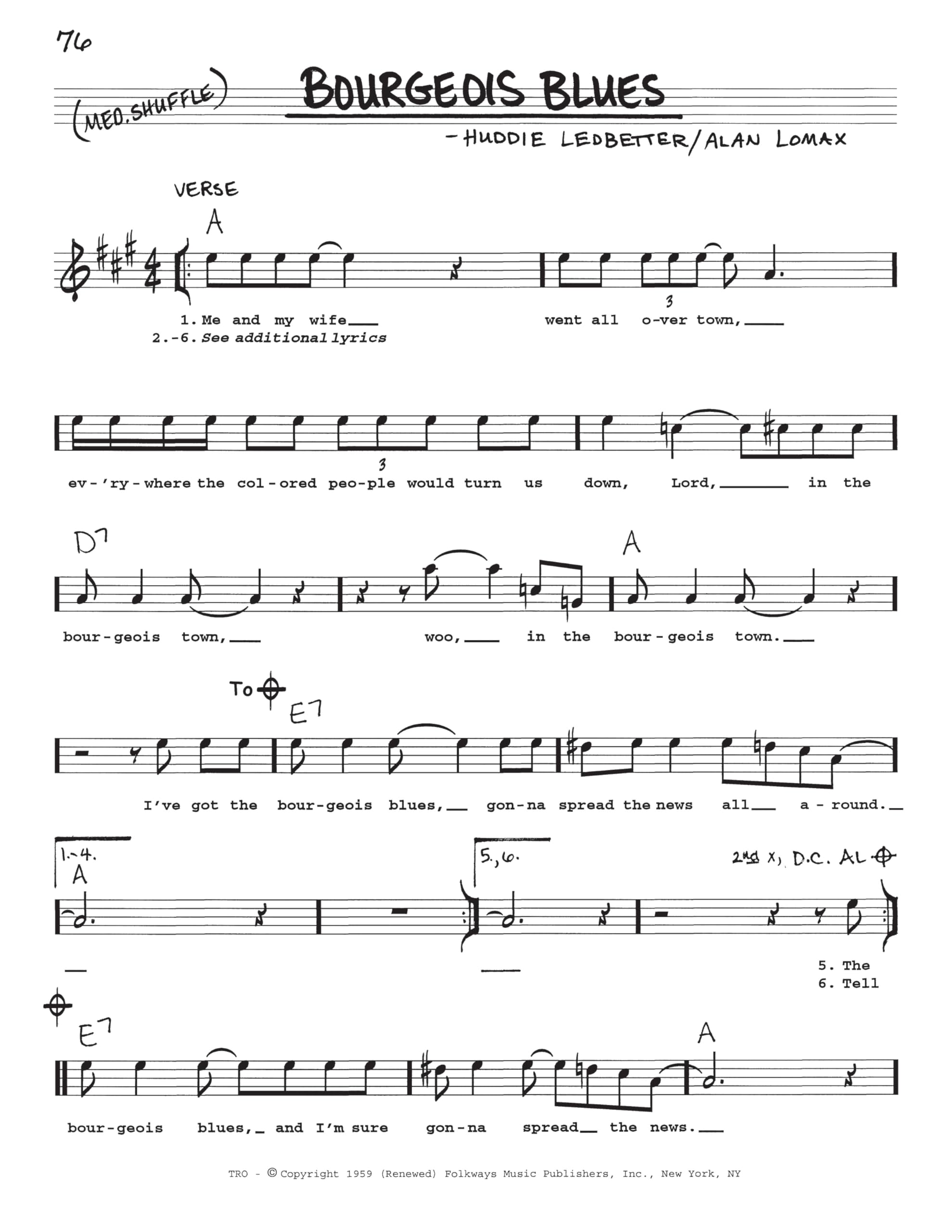 The Real Blues Book: C Instruments