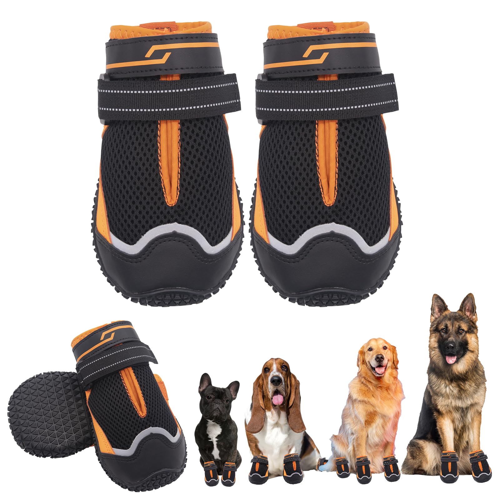 Dog Shoes For Medium Large Dogs Dog Paw Protectors Hot