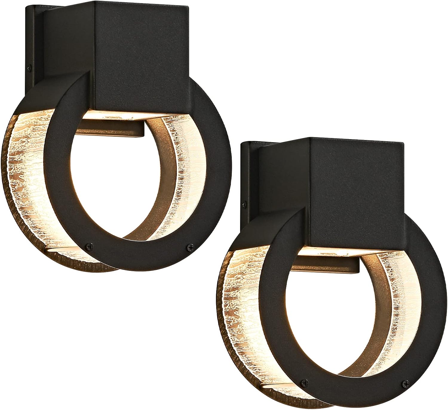 UP TO NEW 2Pack Modern Outdoor Wall Lighting, Waterproof Exterior