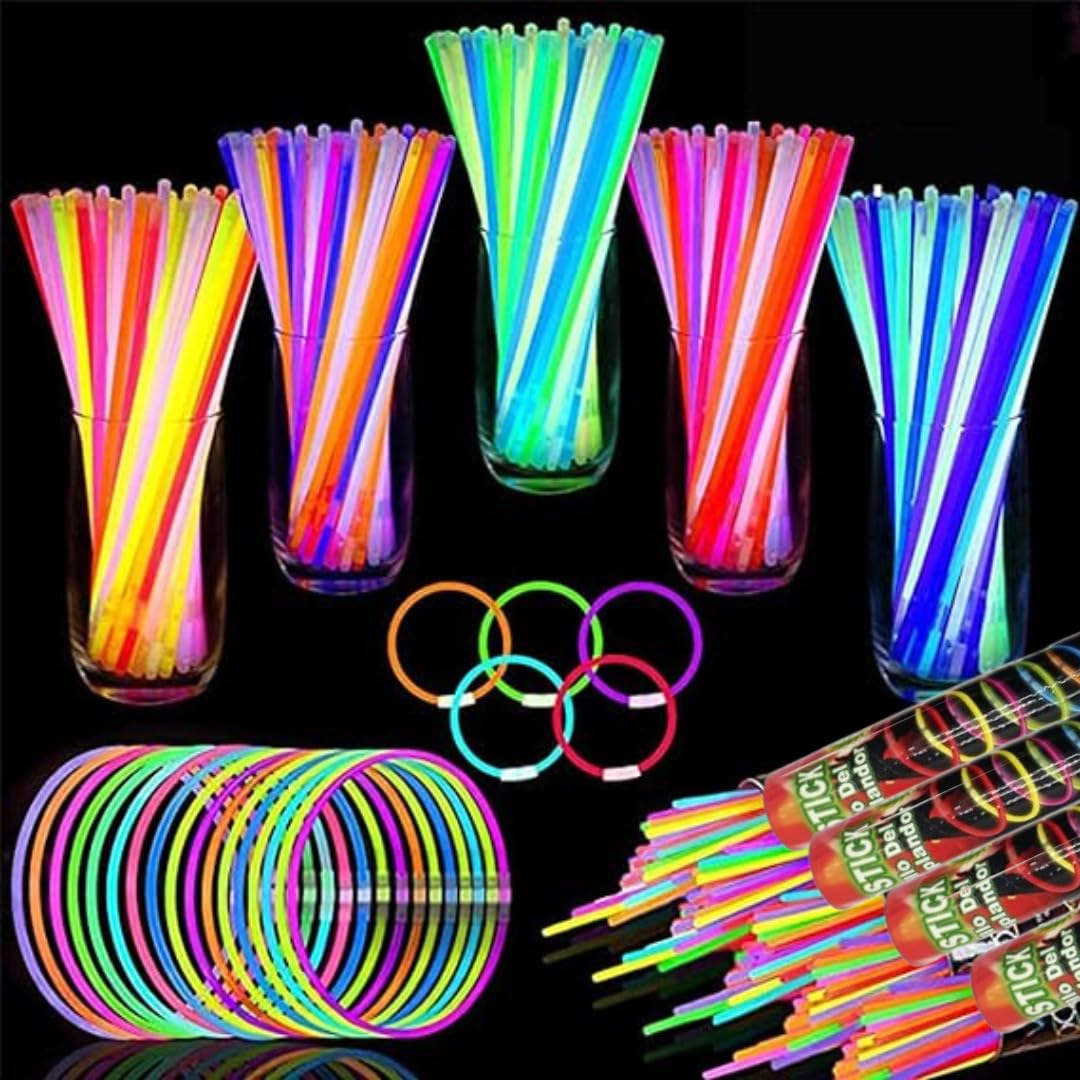Wanna Party WP Kids Glow Sticks Bulk Party Supplies 50 Pack 8 Inch Glow ...