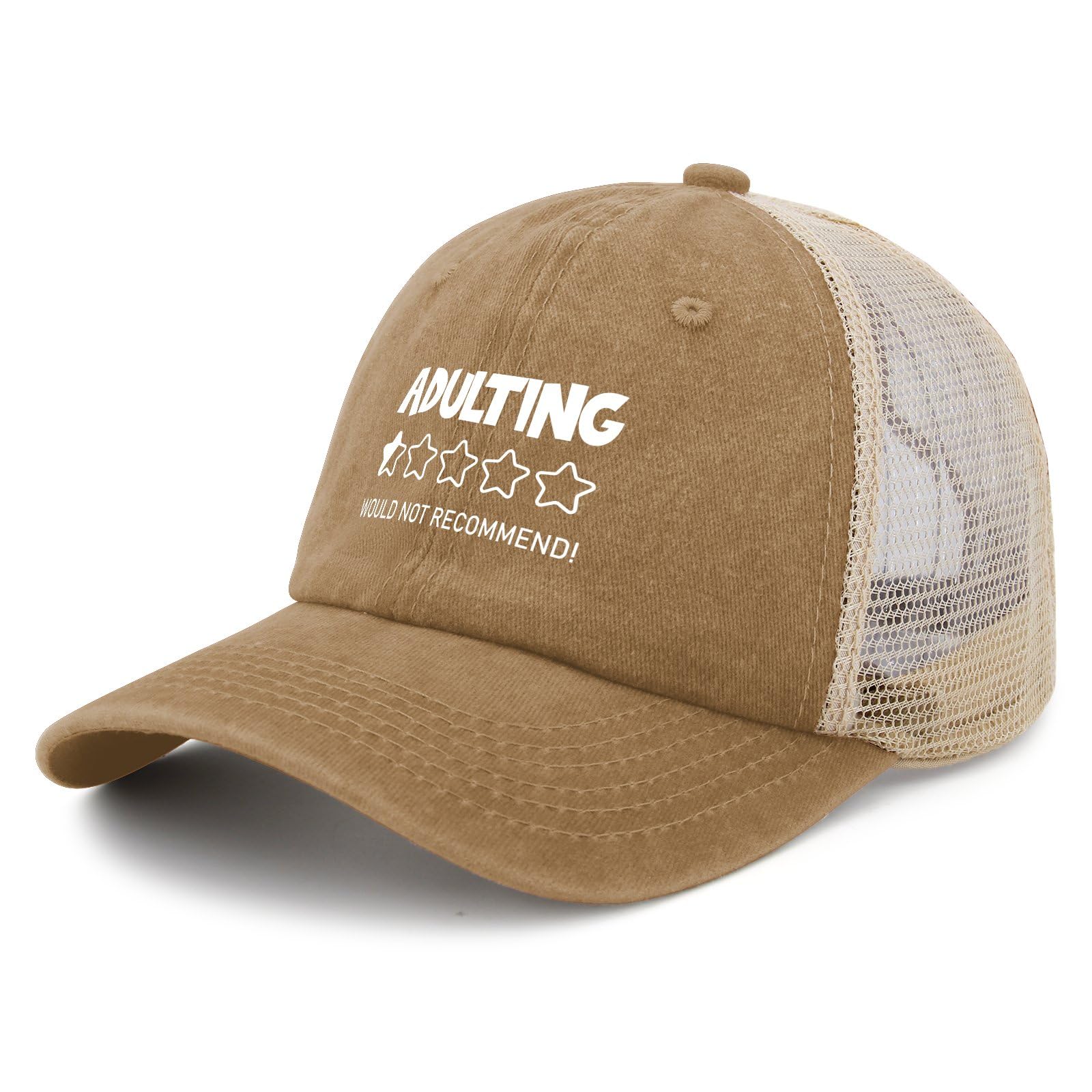 Adulting Would Not Recommend Golf Hat Cycling Cap for Dad