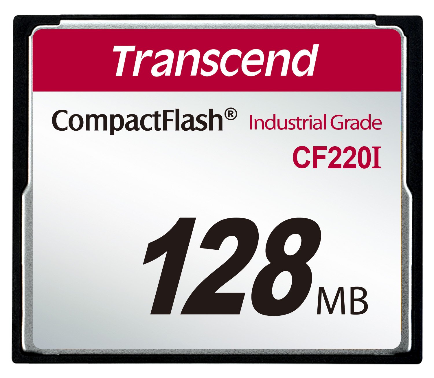 Transcend 128 MB CF memoria flash 0,128 GB CompactFlash (0,128 GB, CompactFlash, 40 MB/s, nero)