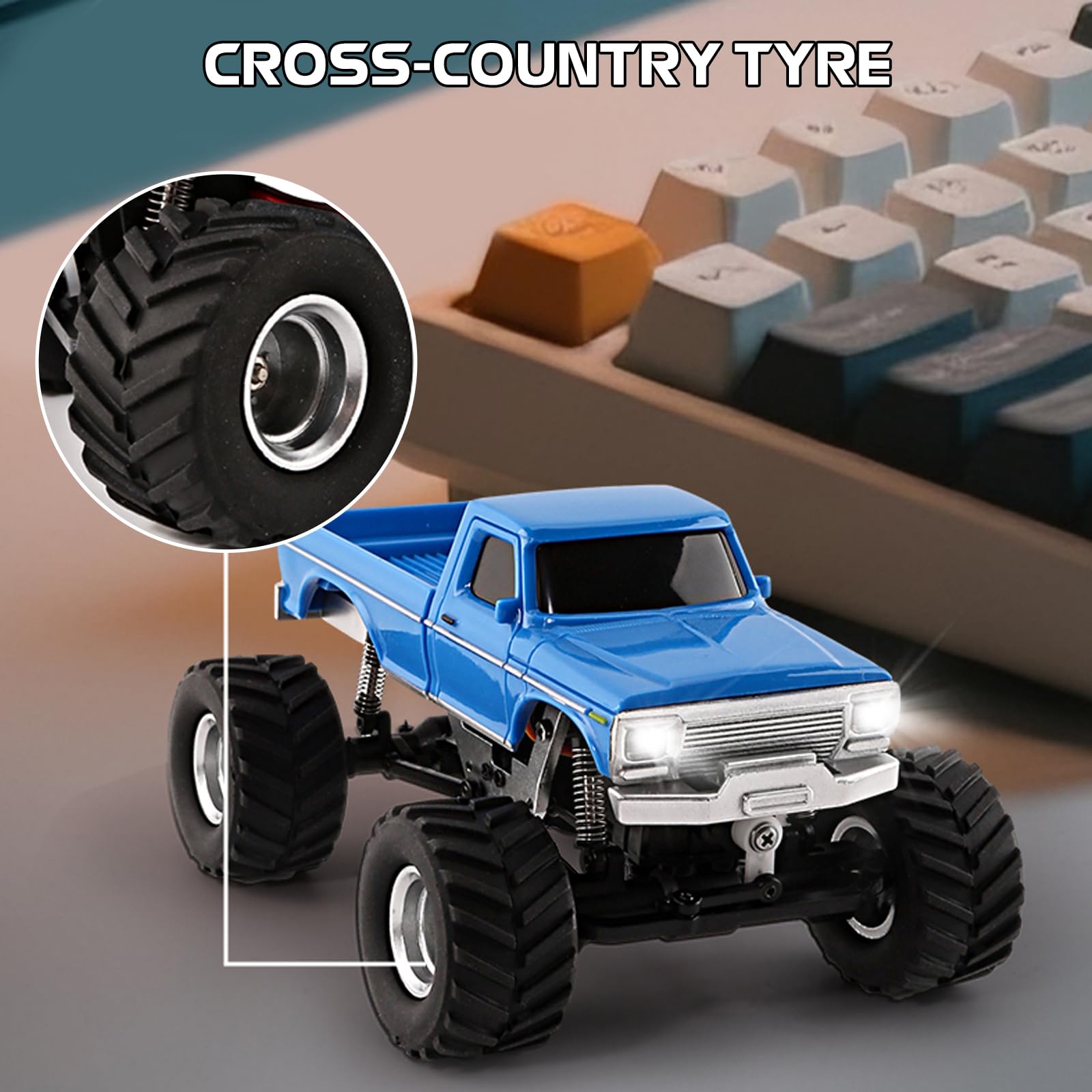 JIABAILE 3602 1/36 ミニRCクローラー　オフロードラ Amazon.com: wheelfun JABAILE 3602 1/36 4WD 2.4G Radio Controlled