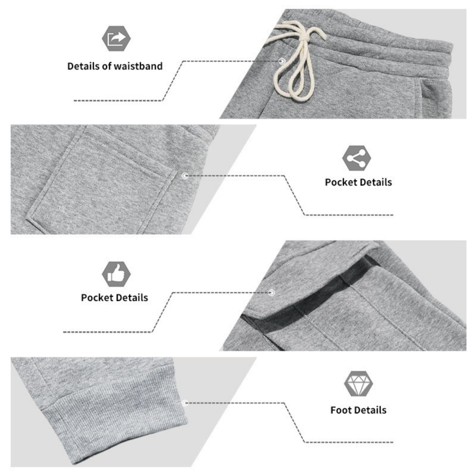 Greabuy Conjunto deportivo de 2 piezas para hombre: sudadera con cremallera de un cuarto y overol transpirable y pantalones deportivos cónicos para entrenamiento