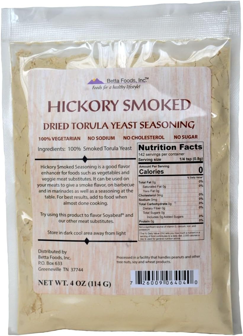 Hickory Smoked Dried Torula Yeast Seasoning (4 ounce)