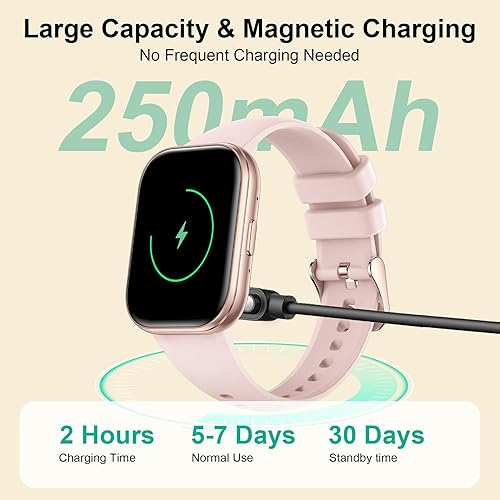 Miniatura 7 de Smart Watch for Women with Bluetooth Call/Answer,1.75" Fitness Watch with Pedometer Heart Rate Sleep Monitor Step Counter Calorie 120+Sport Modes