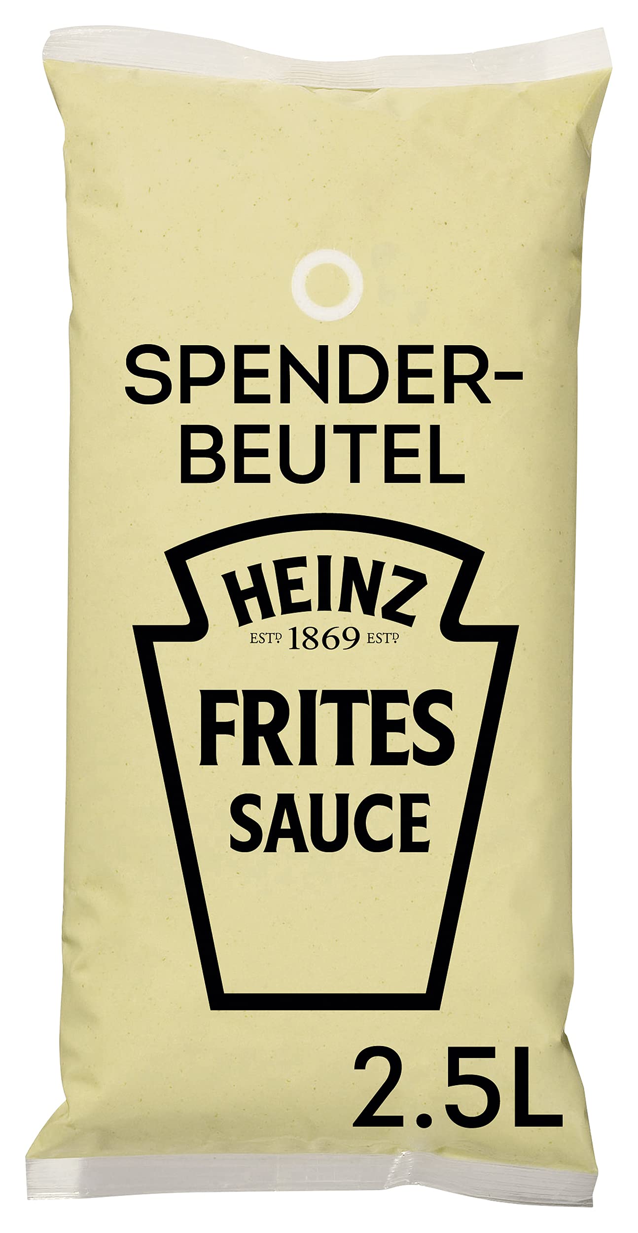 Heinz Frites Sos, worek do dozownika, 3 sztuki w opakowaniu (3 x 2,5 l)