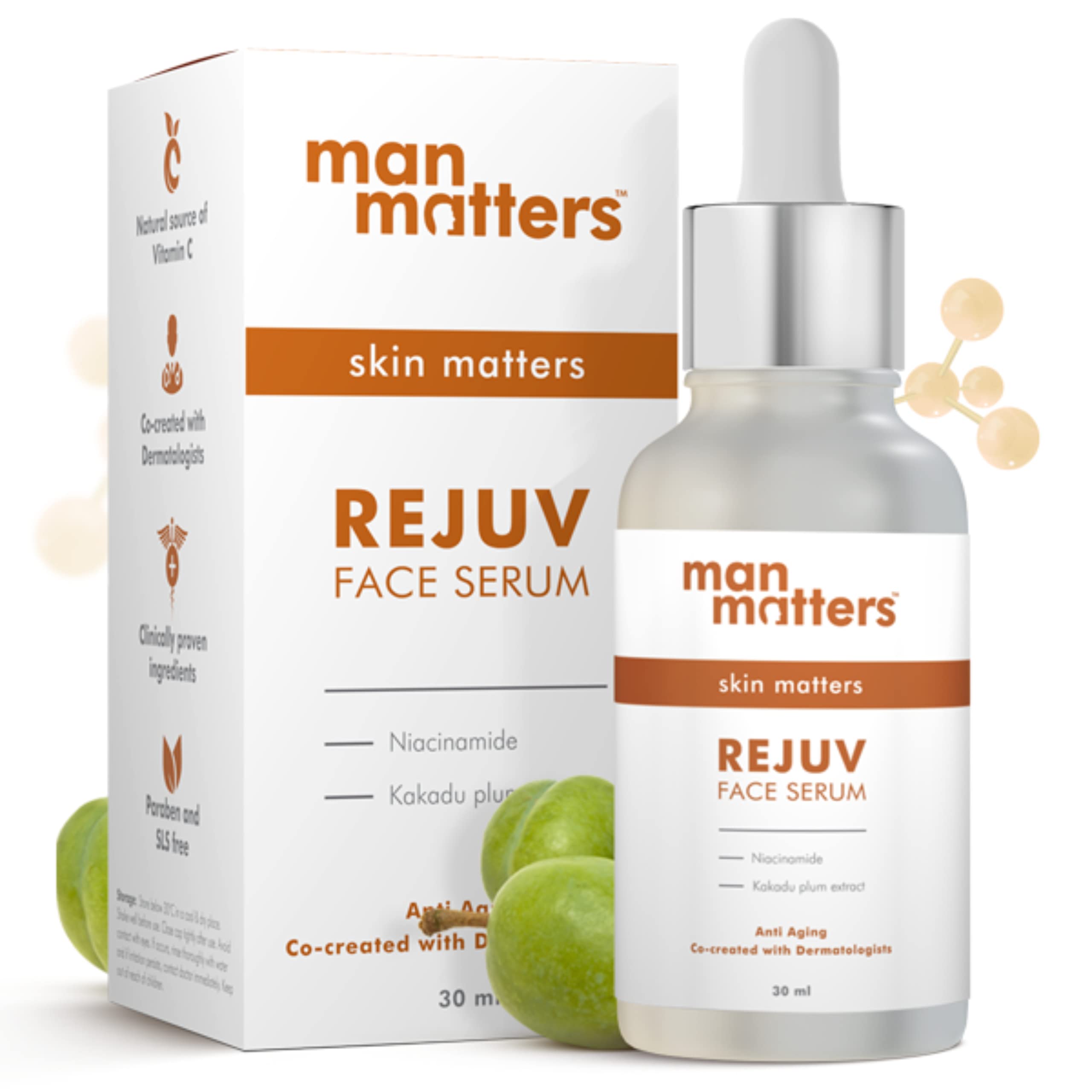 Buy Man Matters Glowing Face Serum for Men Radiant Skin, Fights Acne