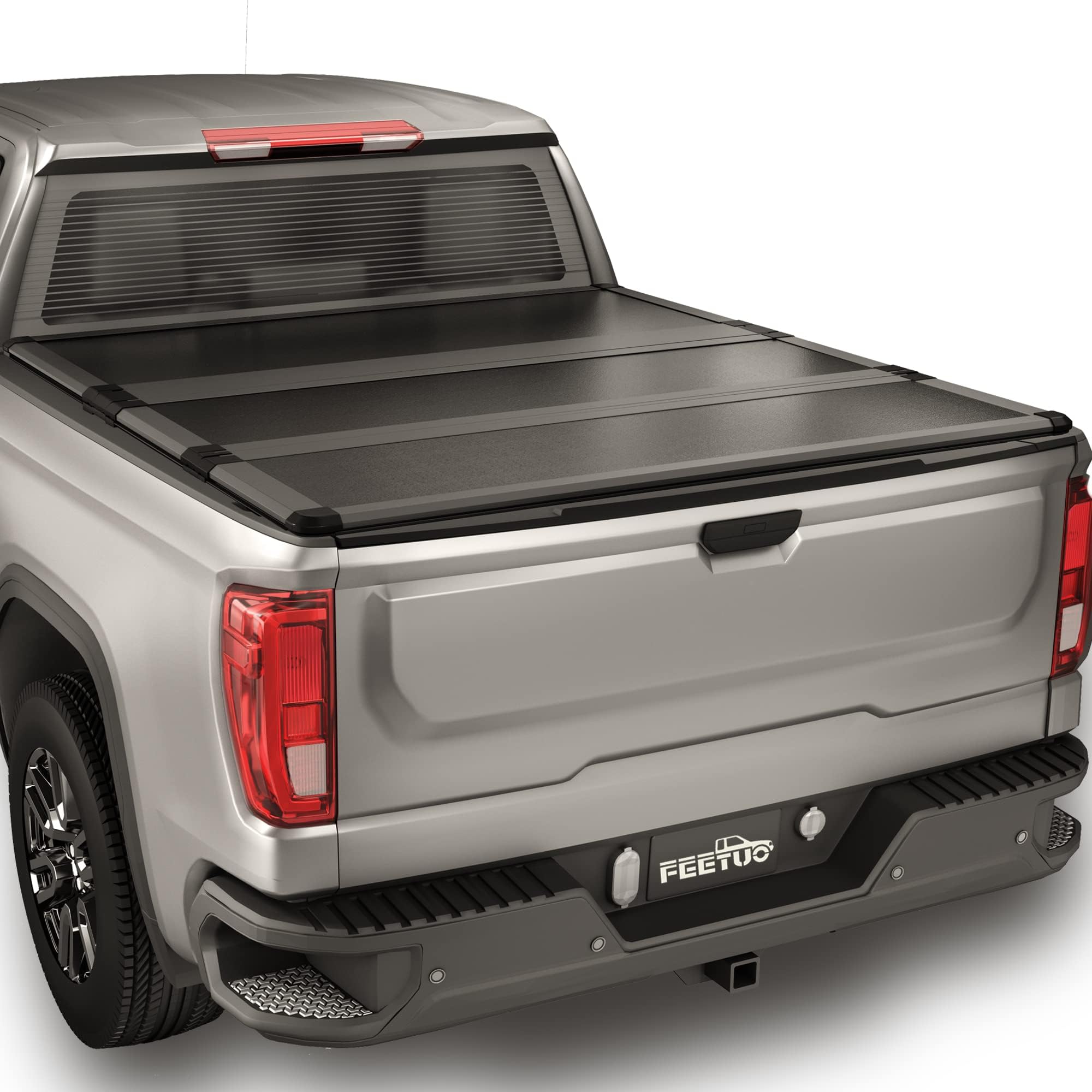 Hard Tri Fold Tonneau Cover Truck Bed for Compatible with 2007-2025 Chevy Silverado/GMC Sierra 1500 5.8FT/69.3inch Not for CarbonPro Bed