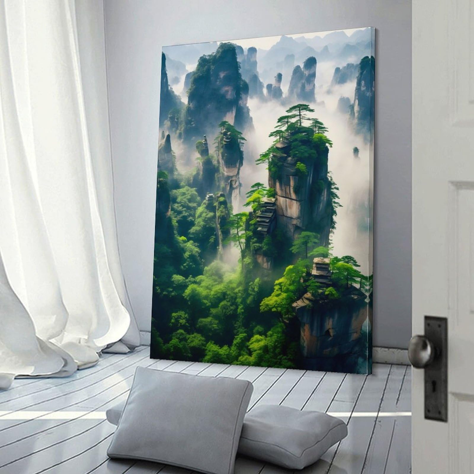 Amazing Temple The Rock Poster Arte Vintage Cover, Decorazione Stanza Estetica Camera da Letto Poster Tela Poster per Camera da Letto 50x75 cm