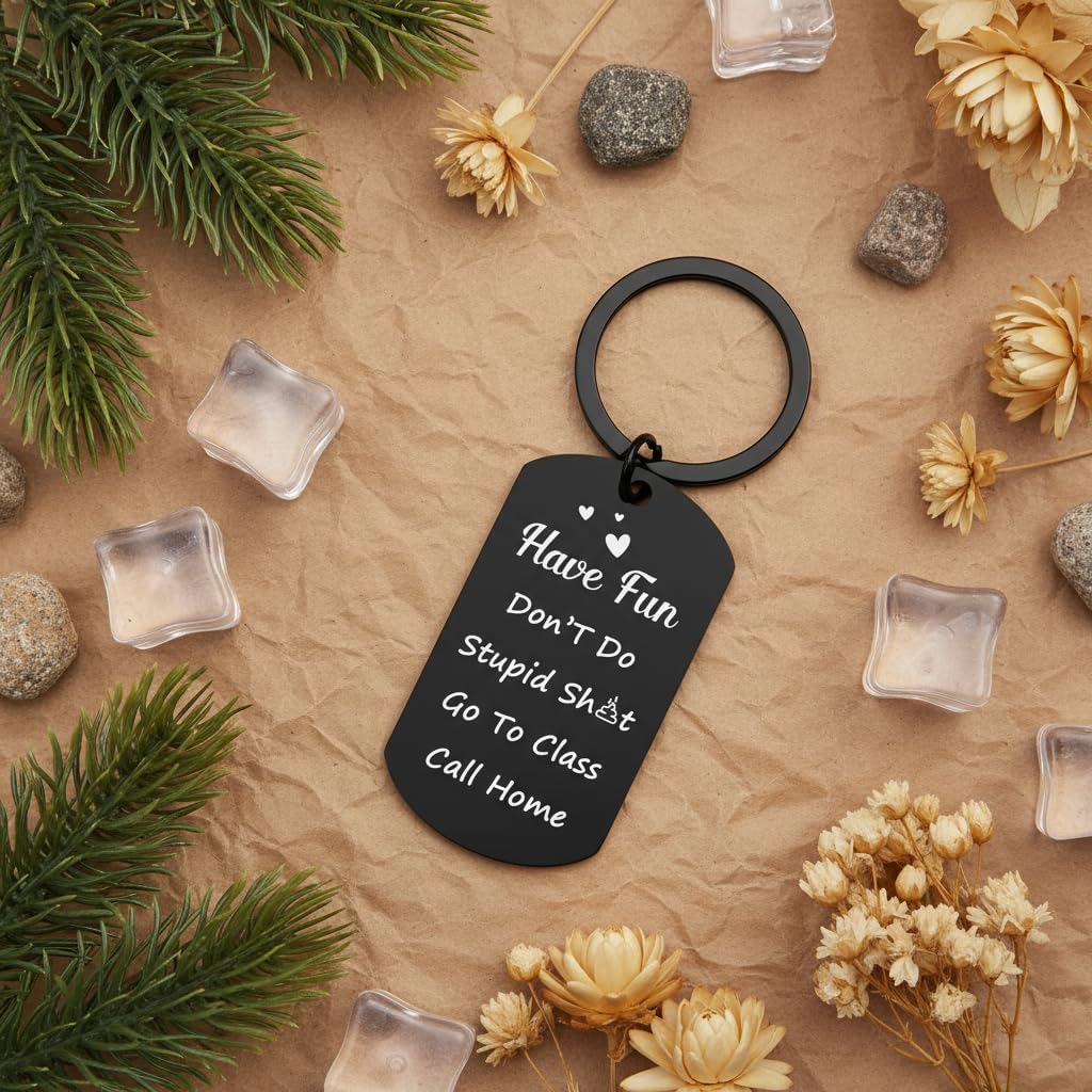 Stocking Stuffers For Teen Girls Keychain Gifts For College Student Encouragement gifts For University Life Funny Presents For Students Valentines Gift For Daughter Funny College Graduation gifts