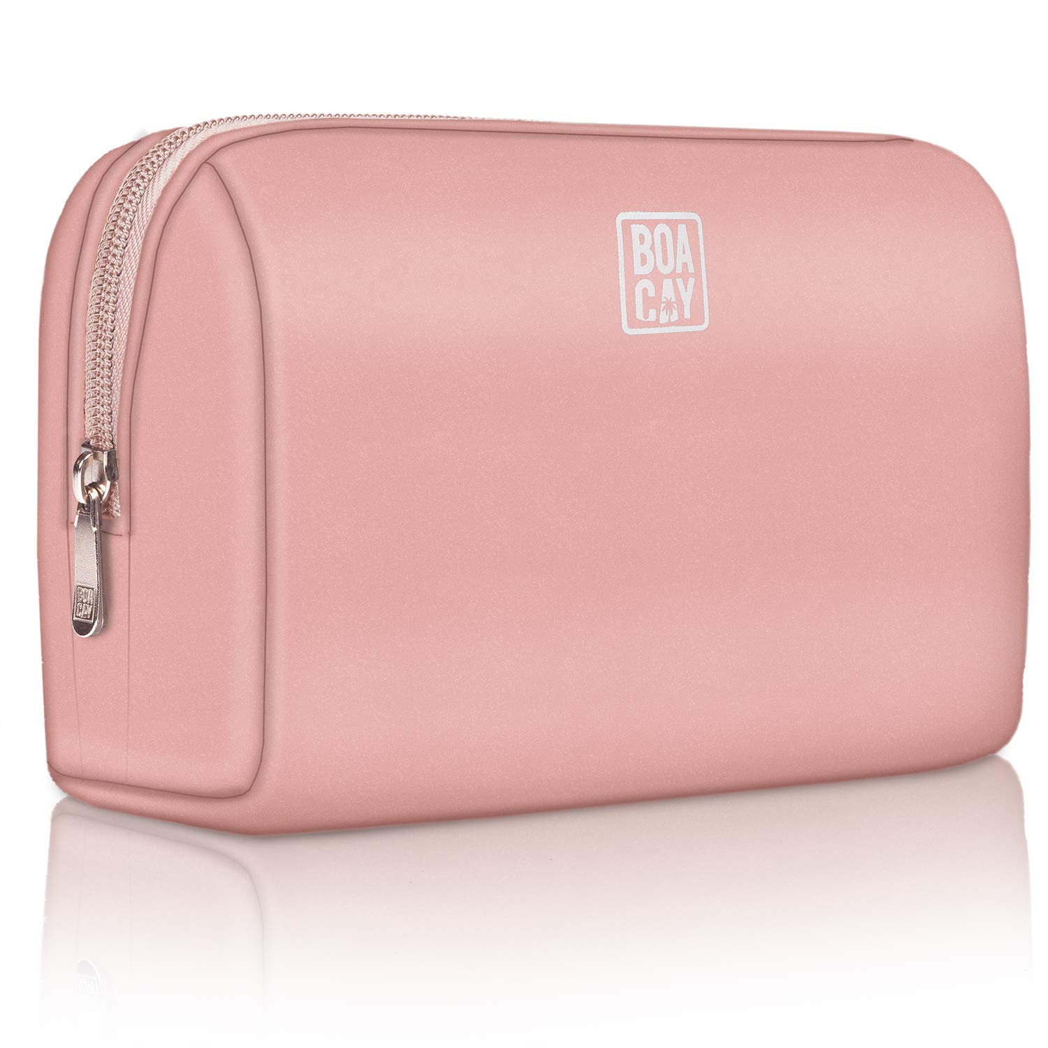 BOACAY Small Makeup Bag Travel Cosmetic Pouch for Women Zipper Toiletry Organizer for Purse Compact Case for Accessories