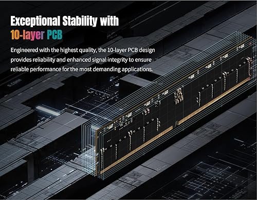 Miniatura 6 de KLEVV Urbane V RGB DDR5 32GB (2x16GB) 6000MHz CL28 SK Hynix A-Die 1.35V Memoria RAM de escritorio para juegos XMP 3.0 / AMD Expo Ready