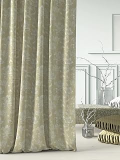 Ddecor Curtain Pack of 1, Polyster Jacquard Curtain, Door 7 FT, Lizella, Room Darkening |135 CM X 225 CM, Beige