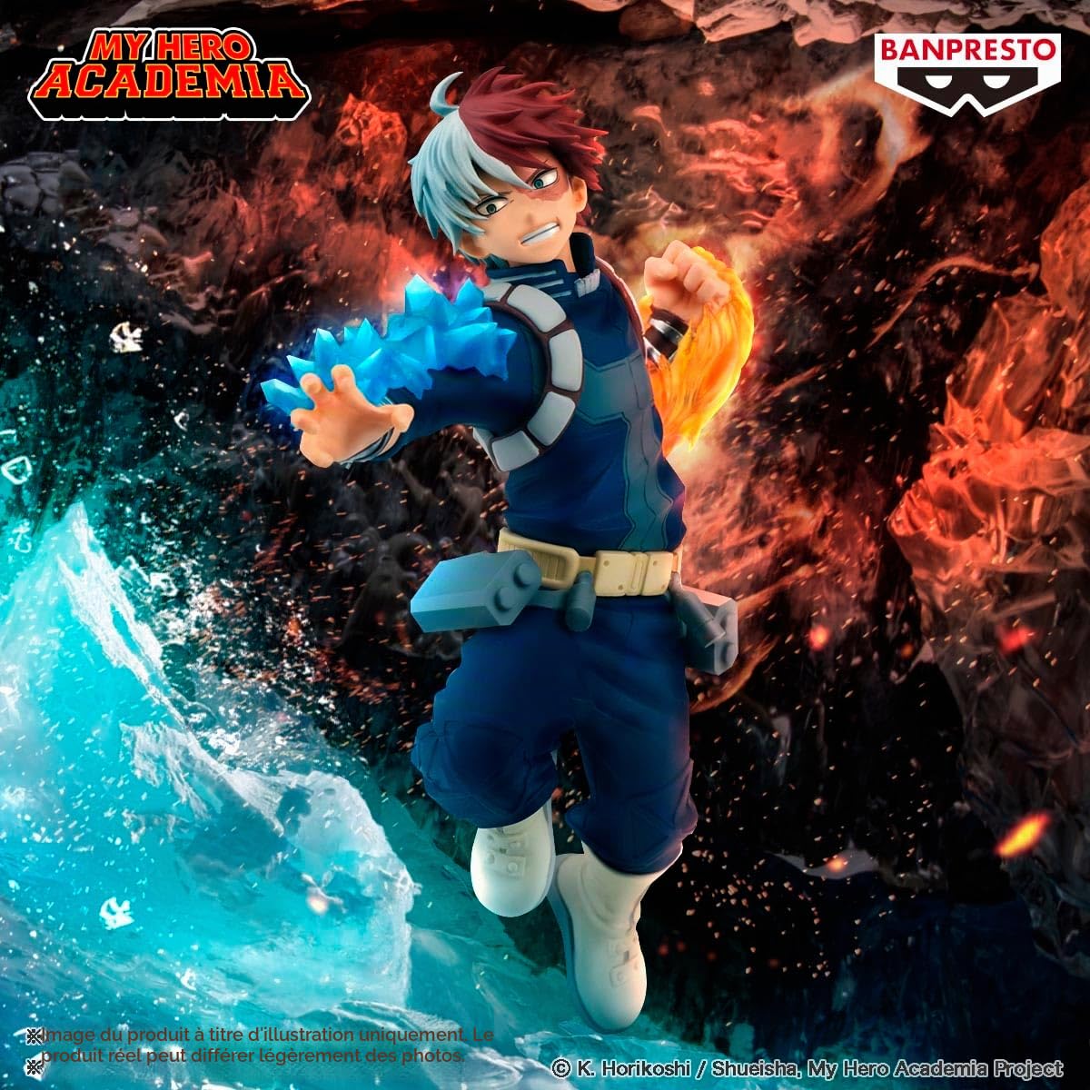Banpresto Figurine d'action Shoto Todoroki My Hero Academia - The Amazing Heroes Plus Vol.5 12 cm BP88792P Multicolore